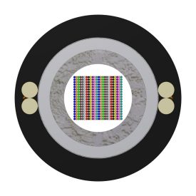 cross section of ST-UltraRibbon™ Gel-Free Dielectric Cable