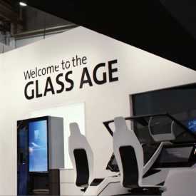 Corning's CES booth
