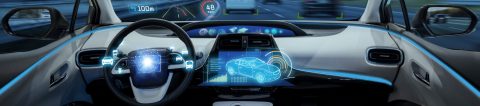 Futuristic Automotive Dashboard