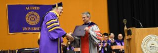 Dr. George Beall Honorary Degree from Alfred University