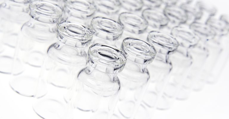 clear vials