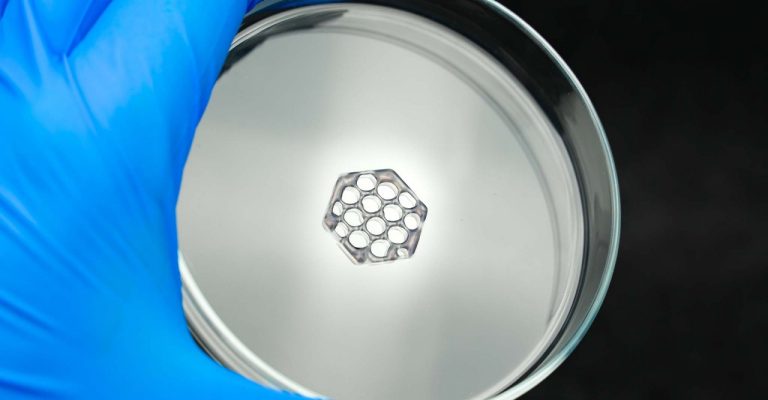Corning Matribot Bioprinter Bioprinting Collagen Sample in Dish