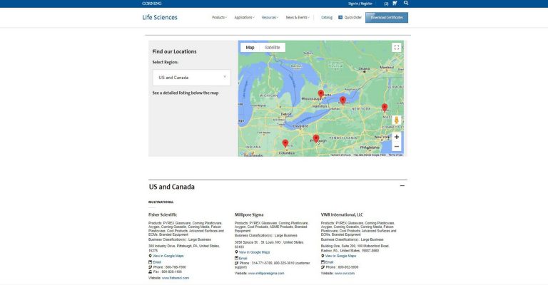 Distributor Page