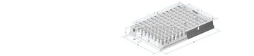 Axygen Hardshell PCR Microplates Dimensions