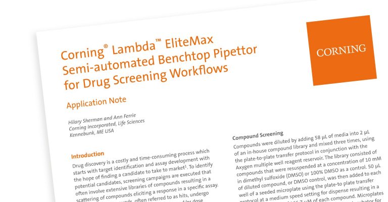 Drug Screening Workflows