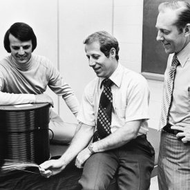 Corning scientists Doctors Donald Keck, Robert Maurer, and Peter Schultz