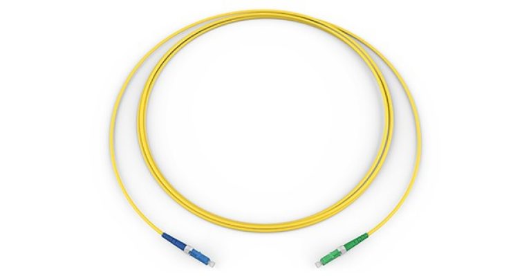 Gentric SMA-9/125-SC/APC Single Mode Indoor Armored 3.0 Fiber Optic Patch Cable (15-200FT)