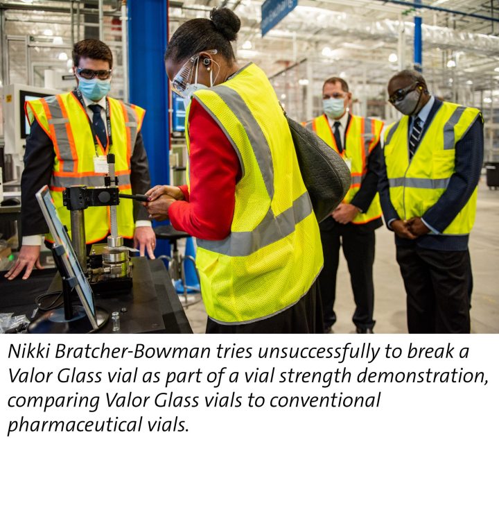 Corning’s Durham facility to help vaccinate the world with millions of