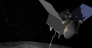 航天器OSIRIS-REx的图像