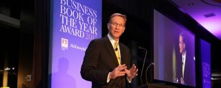 Weeks was the keynote speaker at the Financial Times/McKinsey Business Book of the Year Award 2105.