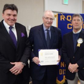 Flaws honored by the Rotary Club of Corning