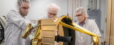Rubin Observatory at night