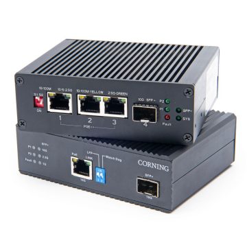 10G HPoE Media Converters
