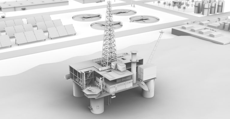 Oil and gas clay render