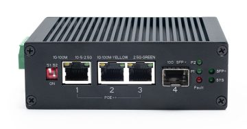 Three-Port Fiber Media Converter