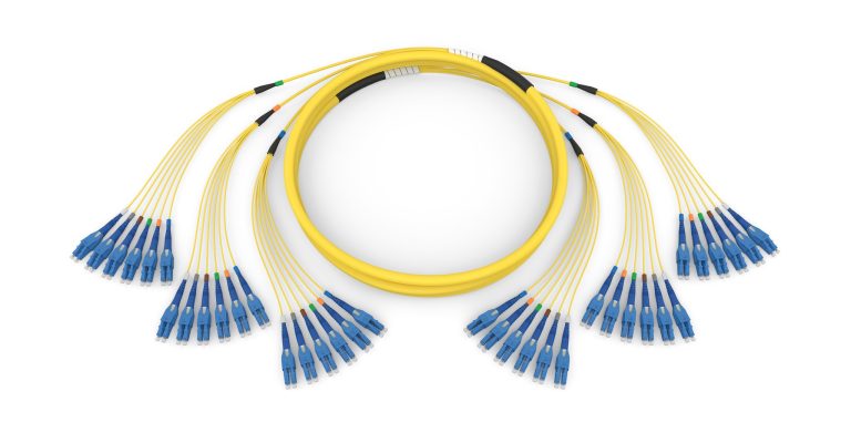 Assemblages de câbles multifibres et tiroir optique LAN1