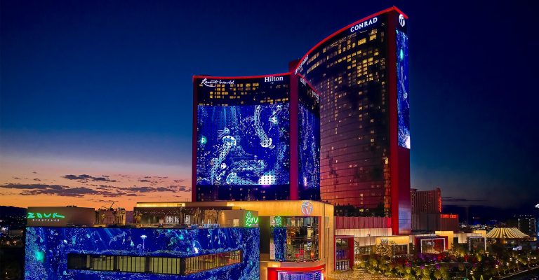 Resorts World building in Las Vegas, Nevada