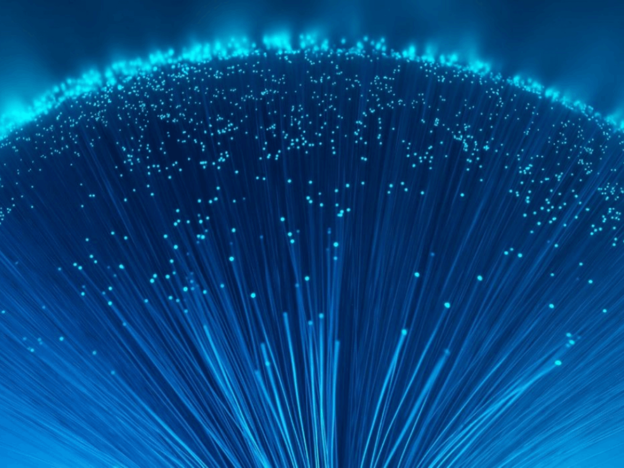 Optical fiber carries high-speed data in highly dense server environments.