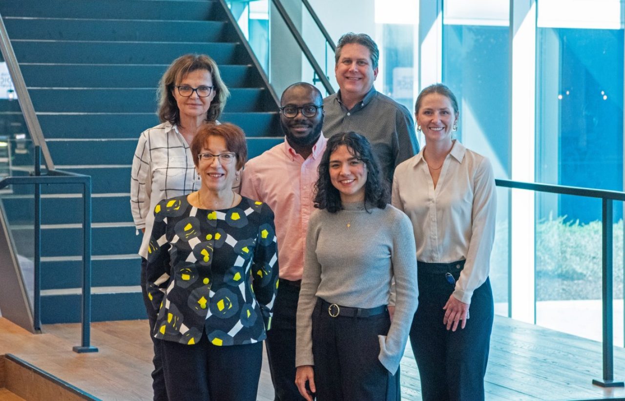 The Design for the Sustainability team includes (from left to right) Marzanna Bucholc, Alicja Okulicz-Walenia, Khalid Amao, Valeria Nunez Alfaro, KC Simonson, and Hillary Junglas, not pictured: Matthew Srygler and Margarita Guillen