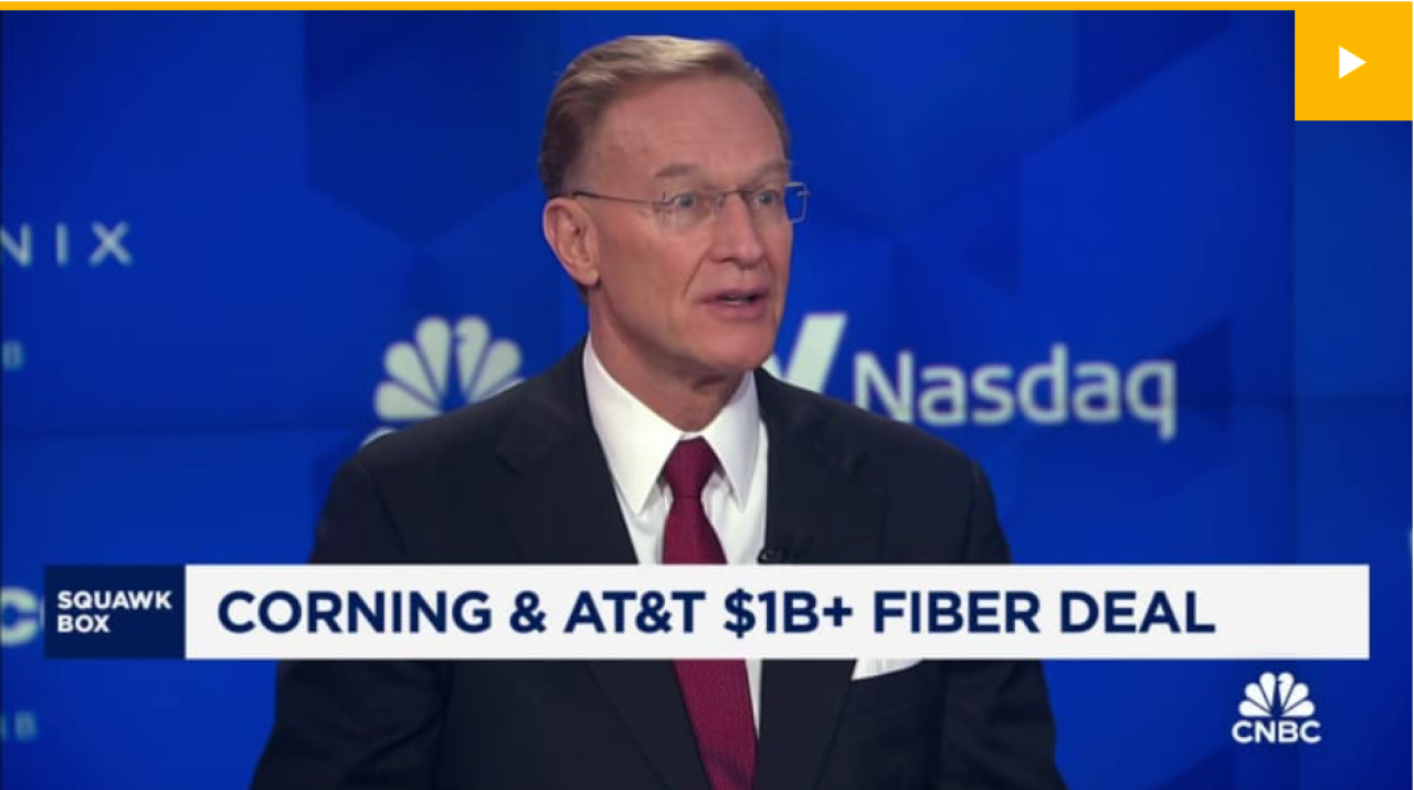 Wendell Weeks talks Gen AI and growth opportunities on CNBC's "Squawk Box"